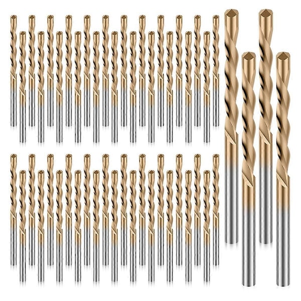 50 st Gipsbits, 1/8 tum Spiral Sågspets Skärbits, M2 Höghastighetsstål Gips Skärbits