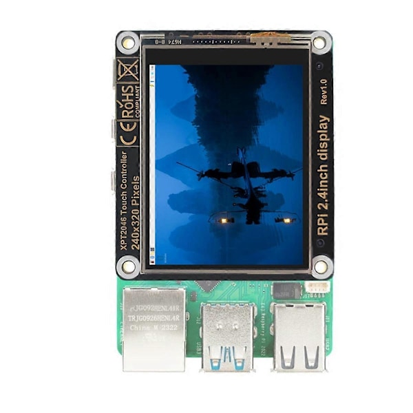 2.4 tuuman IPS LCD -kosketusnäyttö Raspberry Pi:lle, sisäänrakennettu kaiutin (ääni ei Pi5:lle, mutta W