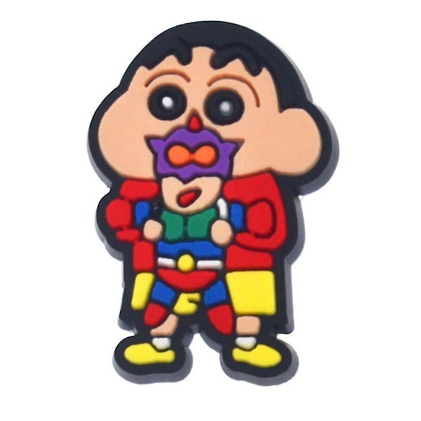 36 kpl/setti Crayon Shin-chan -sarjan Crocs-kenkien riipuksia Kenkien sandaalien koristelu Syntymäpäivälahjat Crocs-kenkien tarvikkeet
