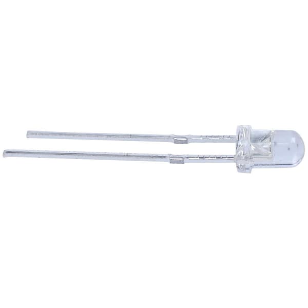 40 stk 3mm Hvit LED Lampe Lysdiode DC 2.5V-3V