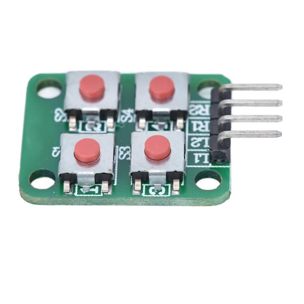 Højkvalitets 2*2 scannings tastatur matrix nøglemodul (5 stk)