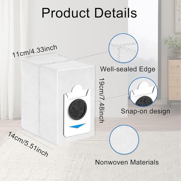 pölypussit ECOVACS Deebot T30S Combo/X2 COMBO -pölynimuriin