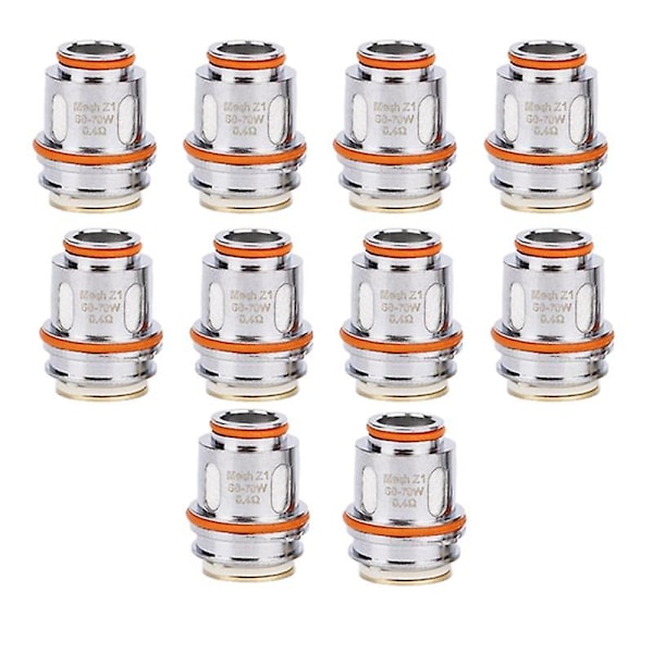 10 stk. Z-serie udskiftningsmesh-coil Z1 KA1 0,4 Ohm til Coils