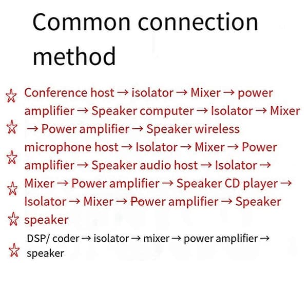 Audio Kabel Isolator Støj Jordforbindelse Audio Isolator XLR Eliminator, Hun til Han