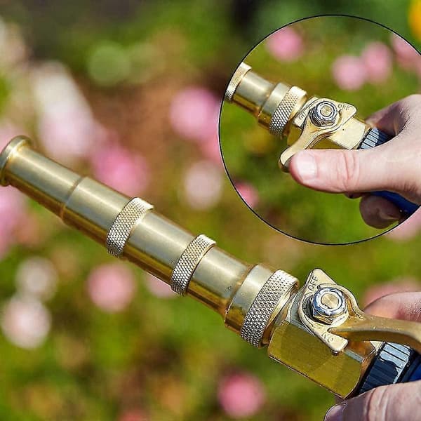 1 stk. messing enveis kuleventil hagekuleventil