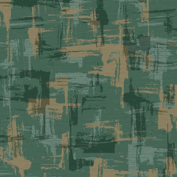 Holden Decor Abstract Geo Green Tapet 13561