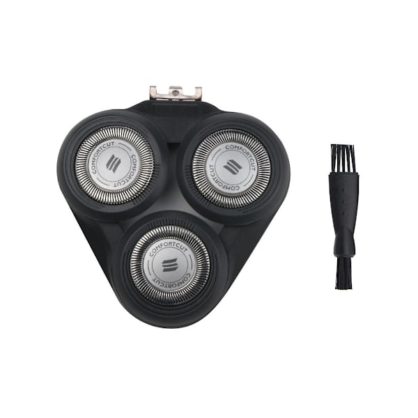Reservehoved til Philips S5000 S5370 S5571 S5420 S5140 S5078 S5077 S5050 S5082 Elektrisk Skraberblad - Sort