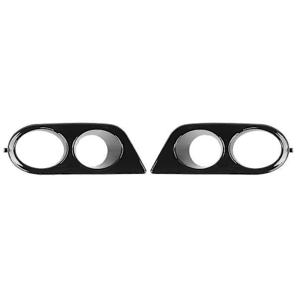 2 stk Frontlysklykter Deksel Dobbelt Hull Biltilbehør Passer for E46 M3 20012006 Blank Svart