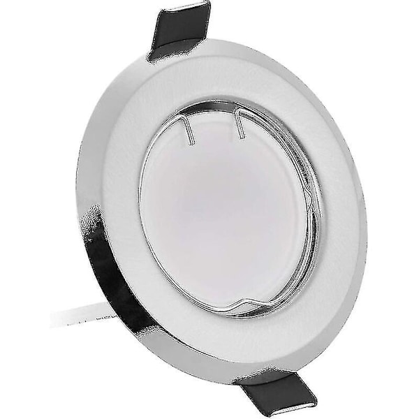 Sæt af 3 Ultra Flade Indbyggede LED-Spots med 3x5W Dæmpbar Pære 220V Spotmodul, Borring 55mm, Dæmpbar, Varmt Hvidt 3000k, 120 Strålevinkel