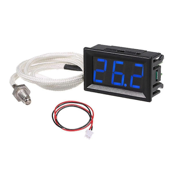 Industriell Högtemperatur K-typ M6 Termoelement Termometer Dc12v -30-800 Digital Temperatur M