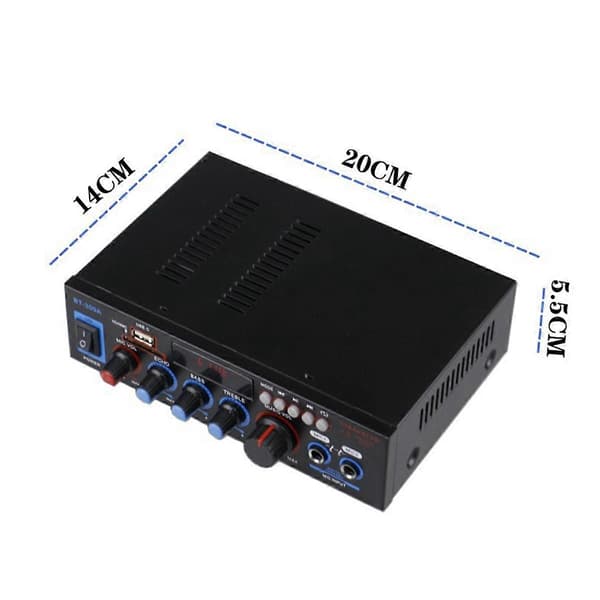Bil Audio Power AMP Bas HIFI Musikafspiller EU Stik