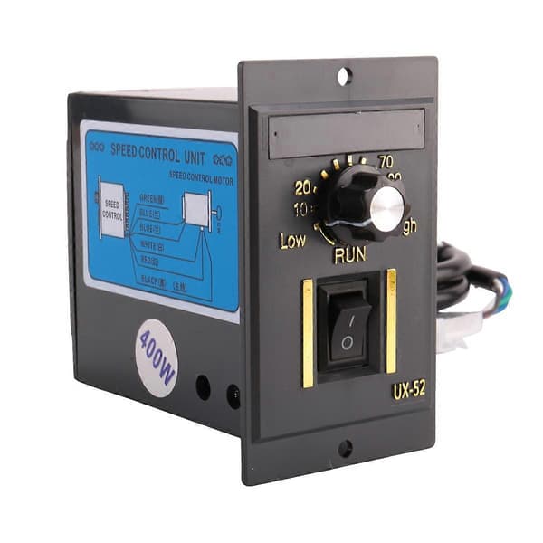 AC 220V 50Hz 15-400W Motorhastighetskontroller Digital Justerbar Trinnløs Motorhastighetskontroller 0-145