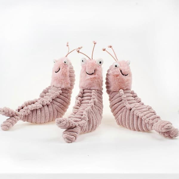 Plushleksak Räka Mjuk Fylld Dockor Barnpresent NR.1781