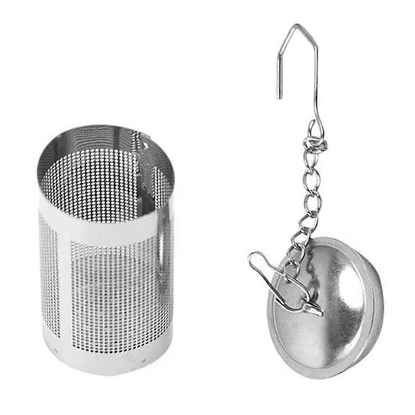 Teinfuser i rustfritt stål, teblad-diffuser, krydderkule, tesil, finmasket kaffe