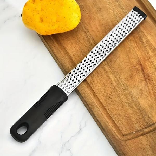 1 stk. Zest Stjerne i Rustfrit Stål, Rivjern til Citronzest og Ost - Perfekt til at Rive Ingefær og Grøntsager - Kreativt Køkkenredskab til Hjemmekocken