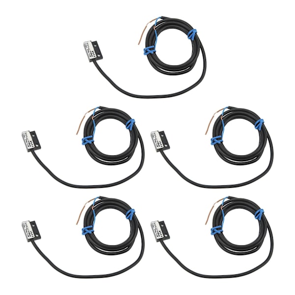 5 kpl Magneettisia Läheisyyssensoreita Lähestymiskytkimiä AC DC 5-240V Tulo 100mA Ulostulo Tunnistukseen