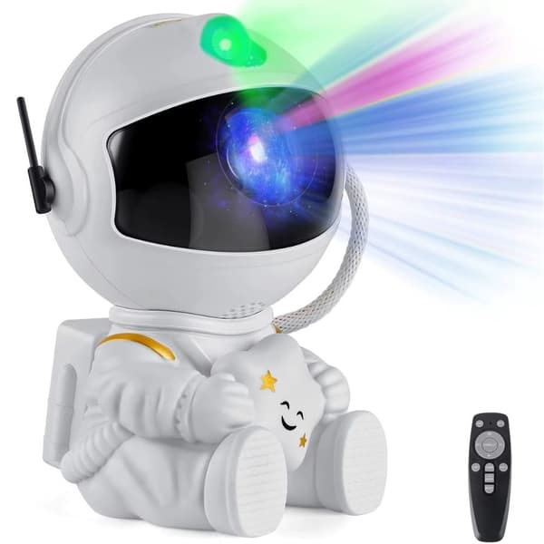 Rymdprojektor astronaut - Laser LED med fjärrkontroll