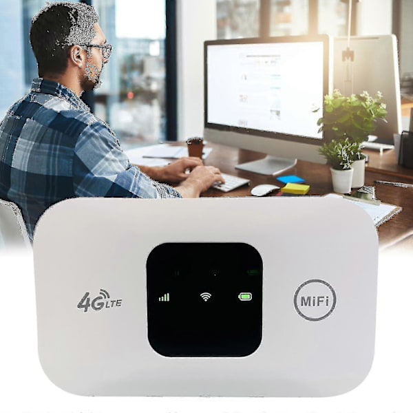 4G Mobil Hotspot, Højhastigheds Trådløs Internet Router Bærbar Lomme Wifi, Lille Netværk Hotspot Til Bil Udendørs-Splendid