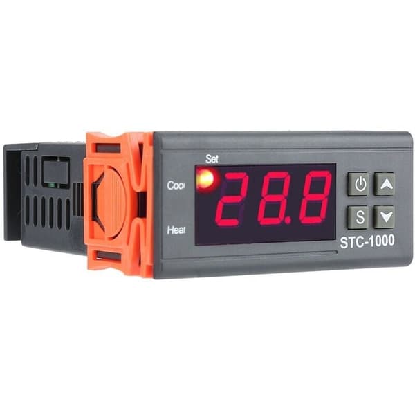 Digital temperaturkontroller Temperatursensor Elektrisk termostatkontroll 110-220V