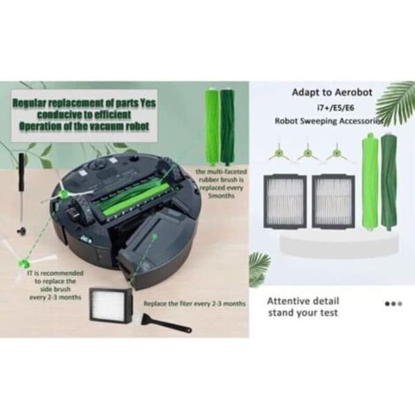Kompatibel med iRobot Roomba i3 i7 i7+ i4 i6 i8 E5