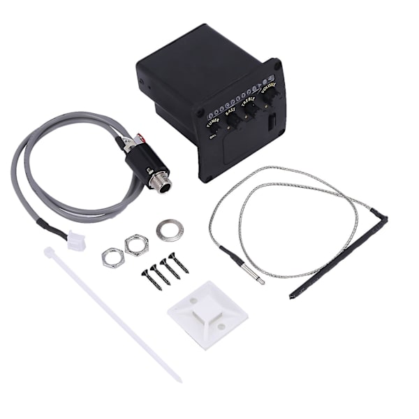2-bands pickup EQ Aeq-2t equalizer akustisk gitarr bricka skruvar set för gitarr