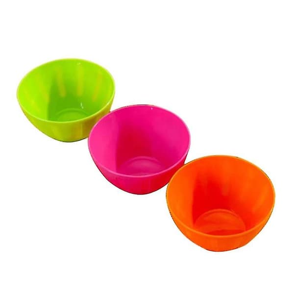 3 st Plastskålar