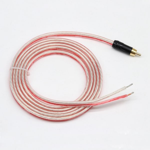 Ersättningsreparationshögtalare Bar Wire-kabel 5 fot med Rca-kontakt till skalade ändar