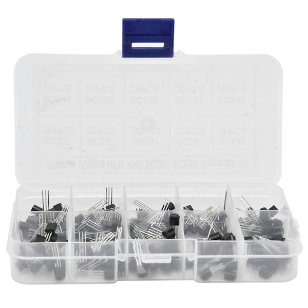 10 Værdier BC327-BC558 Transistor Sortimentssæt - 200 stk