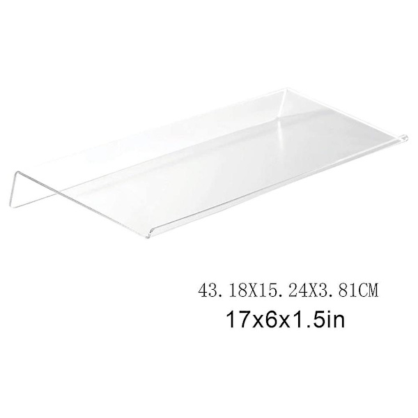Akryl Tastaturholder, Akryl Helt Tiltet Datamaskin Tastaturholder Klar Tastatur Stativ for Ergonomi