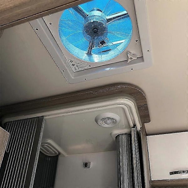 12V RV Takventilationsfläkt med LED-ljus för Husbilssläp