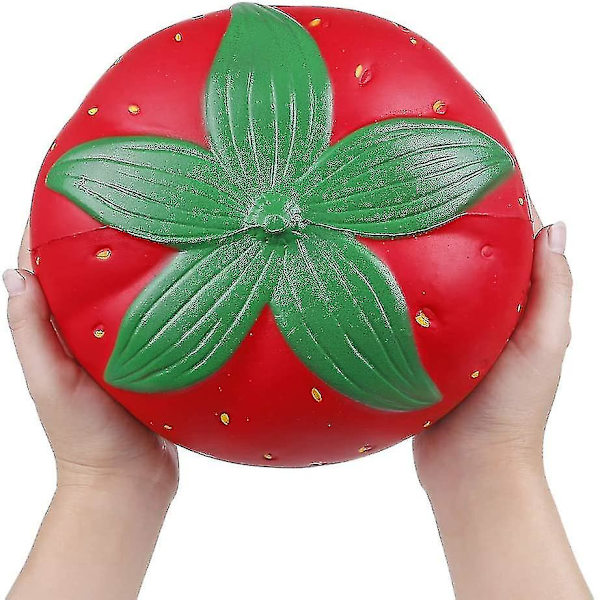 Jordgubbs Super Stor Antistress Squishies Kläm Kläm Leksaker Långsamt Stigande Squishies Jumbo Leksaker Långsamt Stigande Leksaker