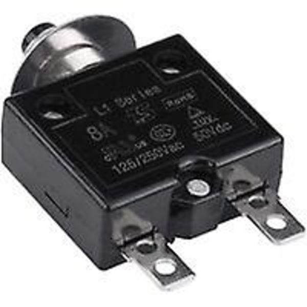Sikringsautomat, Manuel Nulstilling Termisk Afbryder Sikringsautomat, Overbelastningsbeskyttelse 5a/8a/10a/15a/18a/20a/30a (valgfri)(8a)