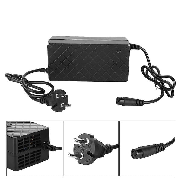 Batteriladdare för elscooter Passar Razor E100 E200 E300 E125 E150 E500 EU-kontakt 90-230V