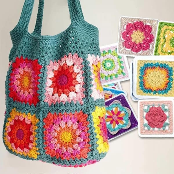 Granny Square-kortstokken - 50 Miks & Match-design NY
