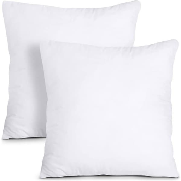 Sengetøy Putefyll 45 x 45 cm (sett med 2), Putetrekk, Innerputer, Putefyll (Hvit) YYV