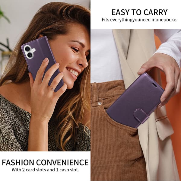Läderfodral för iPhone 17