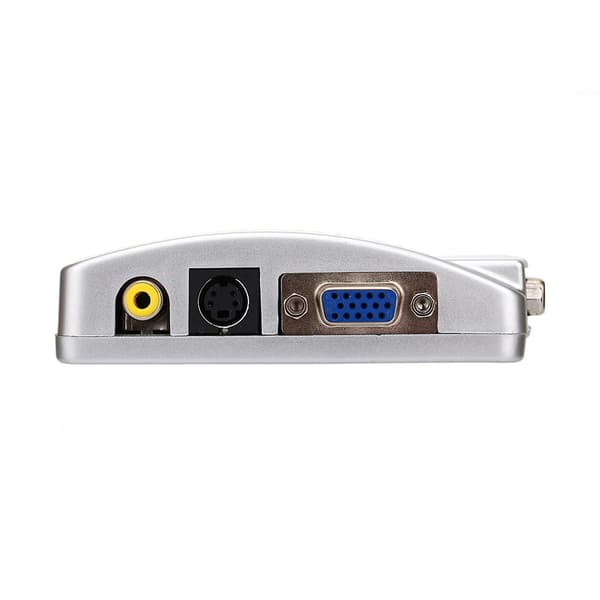 Universal PC-konverterboks for datamaskin bærbar PC VGA til TV AV RCA signaladapter