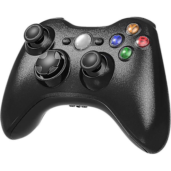 Langaton ohjain Xbox 360:lle, Finydr Xbox 360 Joystick Langaton Peliohjain Xboxille & Slim 360 PC:lle (musta)