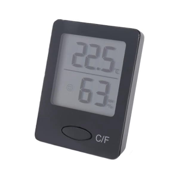 Inomhus Hygrometer Termometer, Rumstermometer med Stor LCD-Display, Luftfuktighetsmätare för Hemmakontor