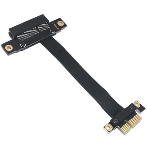Pcie Pci Express 4x till 1x förlängningskabel Pci-e 1x till 4x förlängningskablar 180 graders vertikal förlängning