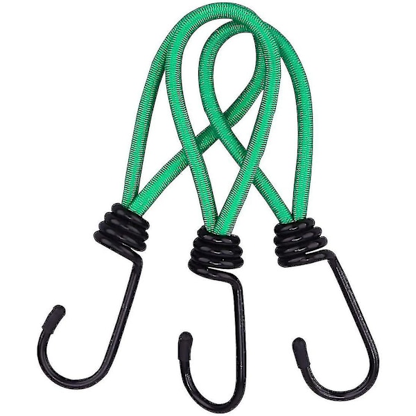 12 stk. Krog Spændebånd, Presenning Spændebånd Krog Bungee Spændebånd Camping Med Krog, Elastisk Webning