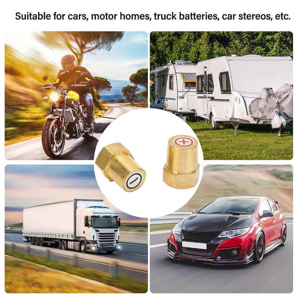 2025 Seneste Model 2 stk. Batteripolsko Konnektor Opladningsbinding