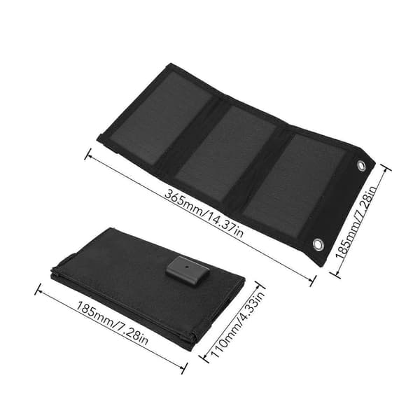 2025 Seneste Model Foldbart Solpanel 8W USB-udgang Vandtæt Riv