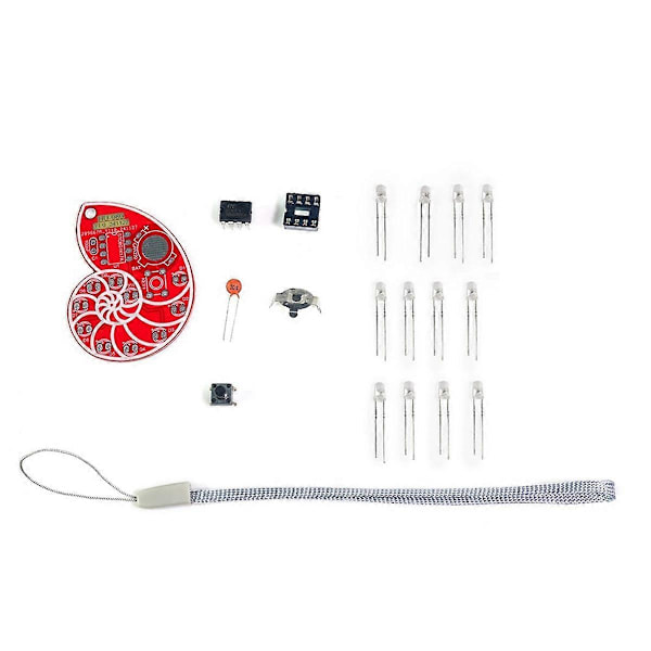 LED Skal Löparljus Elektronisk DIY Kit SMD SMT Elektronisk Kit med Snodd för Lödningsövning