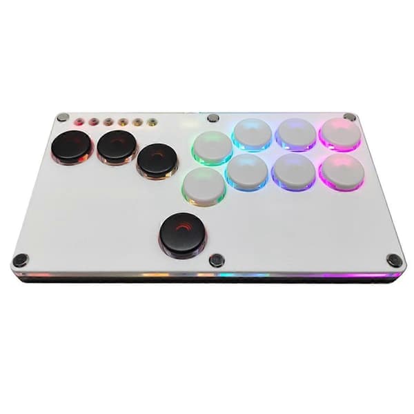 Flatbox Hitbox Arcade Fighting Game Encoder Controller Xinput/Dinput Mini Hitbox-konsoll for NS/PS3/