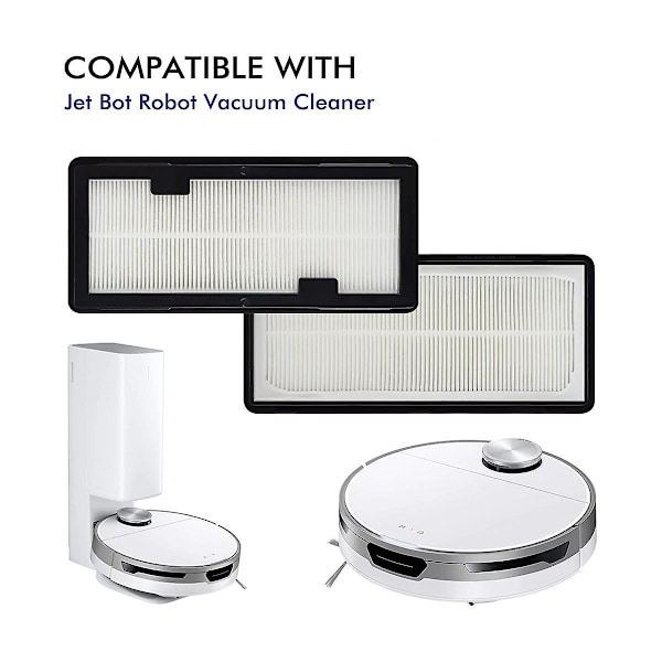 2 stk Vaskbare Erstatnings-HEPA-filtre for SAMSUNG Jet Bot AI+ og Jet Bot+ støvsugere, passer til VR30T85513W/AA Robot