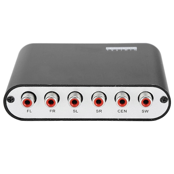 AY42A 2.0 DTS 5.1 Metal o Decoder Analog SPDIF Coaxial til RCA DTS AC3 o Decoder