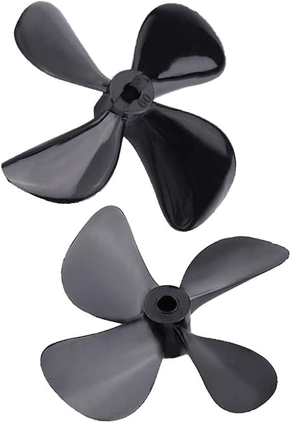 RC Båd 4-Bladet Propeller, 2 Styk Pro & Reverse Propeller Plastik 4-Bladet Fuldt Nedsænket Propeller Til RC Modelbåds Tilbehør