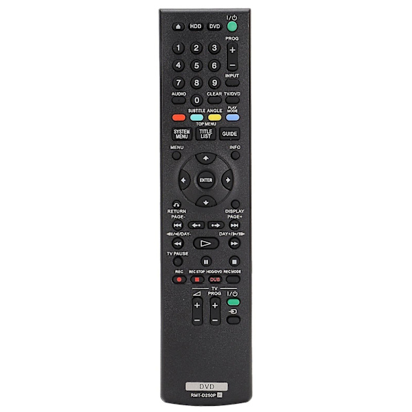 Fjernbetjening Kompatibel Med RMT-D250P Sony RMT-D247P RMT-D251P RMT-D224P
