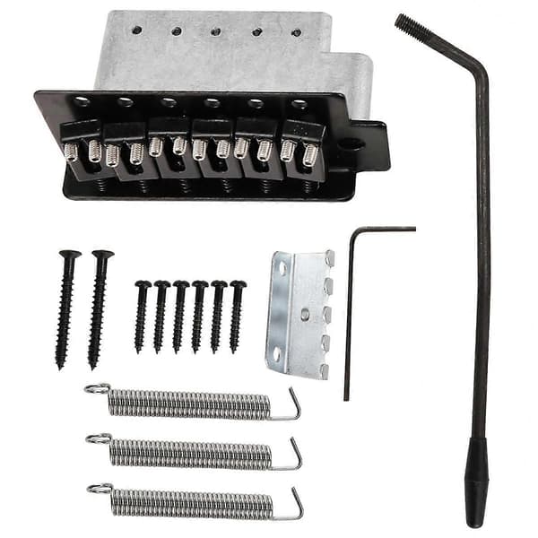 Licensierat Tremolobryggsystem Set för Fender Stratocaster Squier Elgitarr Ersättning